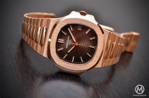 patek philippe nautilus chocolate dial